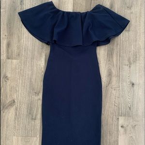 Navy blue dress
